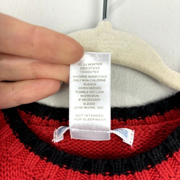 Janie and Jack Penguin Sweater Red 2T - Picture 8 of 9